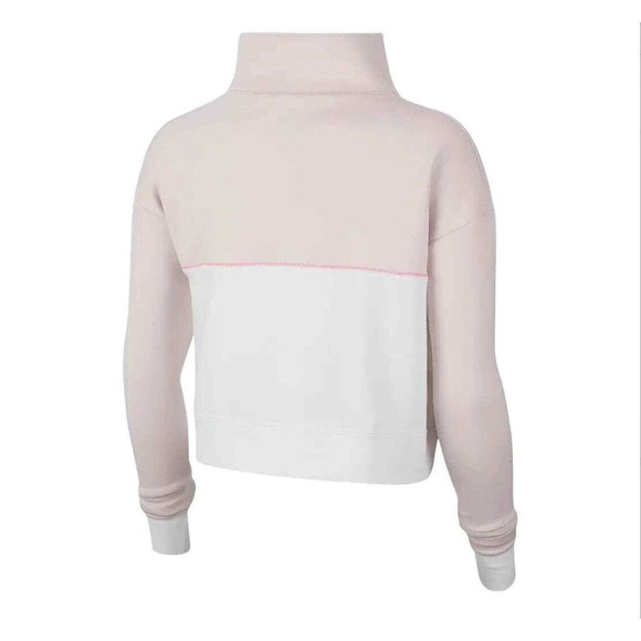 Nike Pro Get Fit Icon Clash Womens Fleece Sweatshirt Half-Zip Dri Fit Size M - Picture 5 of 16